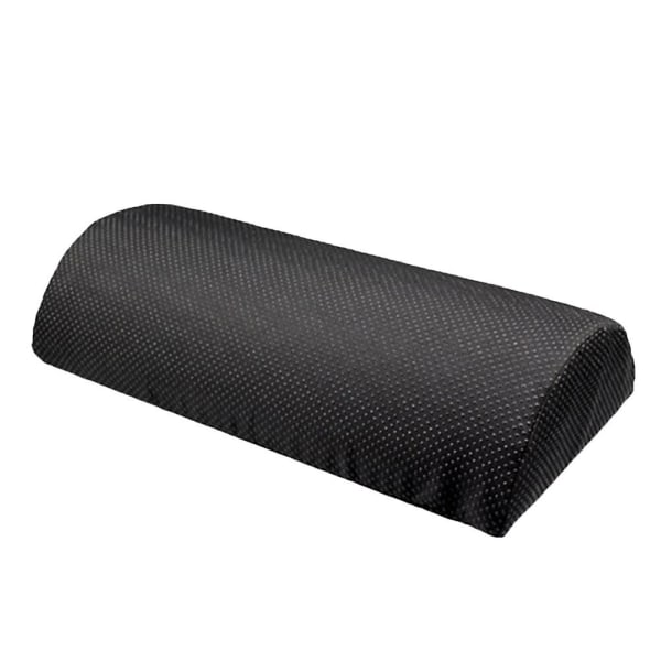 Whelping Mat Office Break Mat Footrest Pad Foot Massage Clip Mat Semi-cylindrical PillowBlack