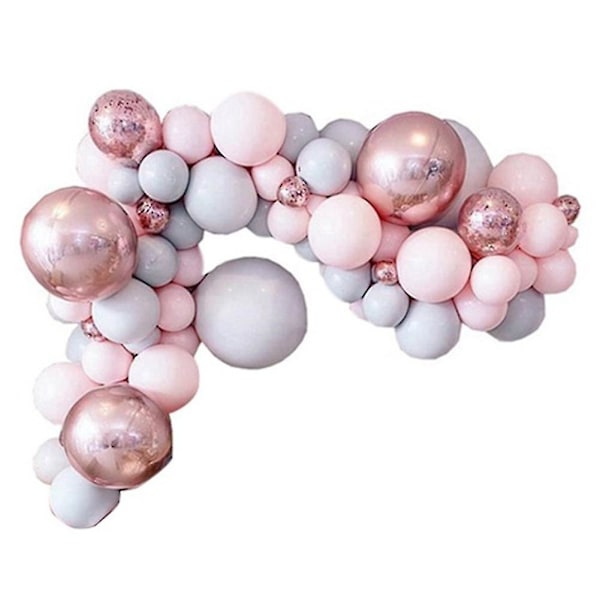 Ballonggirlandsett Macaron Ballong 4d Gullfolie Ballonger Sett Bryllup Babyshower Bursdagsfest D