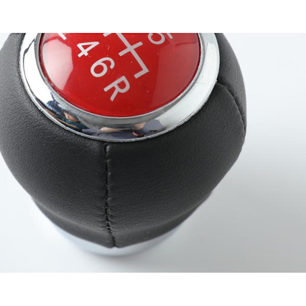 Bil Gearskiftegreb Knob Stick Hoved, 6 Trins Manuel Gearskiftehåndtag Stick Gearskifte Knob Udskiftningsdele