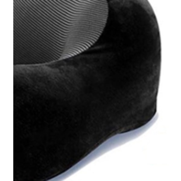 Bærbar Reisepute med Memory Foam for Fly med Øyemaske_xrzi BLACK