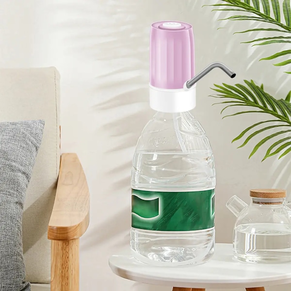 Pullopumpu, sähköinen 5 gallonan vesijakaja, universaali USB-ladattava juomavesipullopumpu