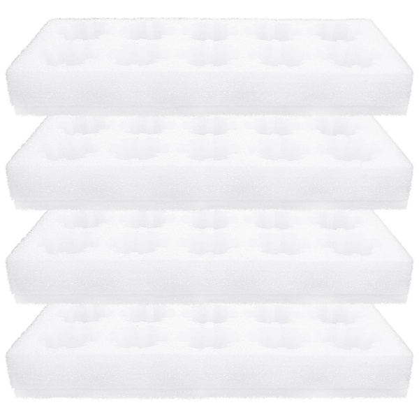 2 Set Behållare Lock Kylskåp Äggbricka Duvägg Hållare Vaktelägg Låda Vit 26.5X11.5cm White 26.5X11.5cm