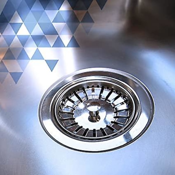 Kjøkkenvask Sil Rustfritt Stål Vask Propp Hull Diameter
