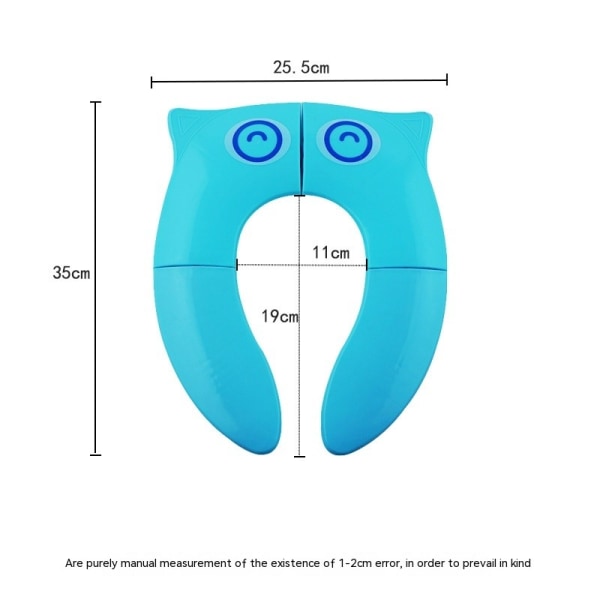 Liukumaton, helposti irrotettava, taitettava matkavihanne, taaperoille ja lapsille, silikonityyny, kotona käytettävä, uudelleenkäytettävä kannettava vessanistuimen peite sopii useimpiin vessoihin