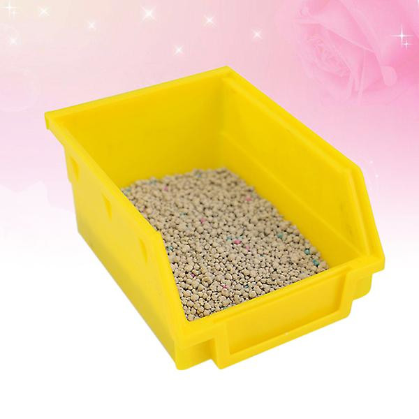 Hamsterin kylpyamme muovista, hiirien kylpyallas, vessa, kylpyamme pienille eläimille, satunnainen väri ja koko L