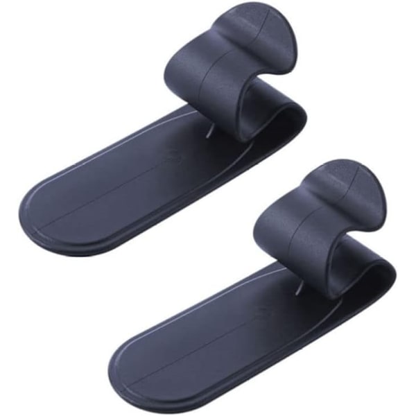 2-pack bilbagage paraplykrok fäste hängare universell arrangör fäste klämma bil väggfäste bil hem organisation grå