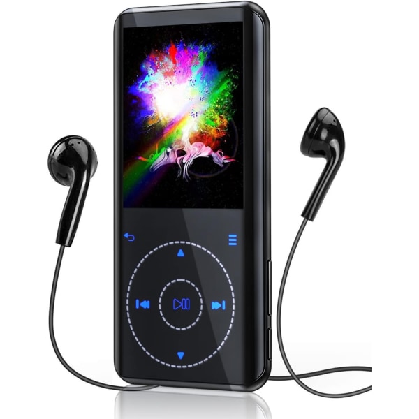 32GB Bluetooth MP3-afspiller: bærbar musikafspiller med højttalere, FM-radio, optager, HD-tabsfri digital lyd og vid