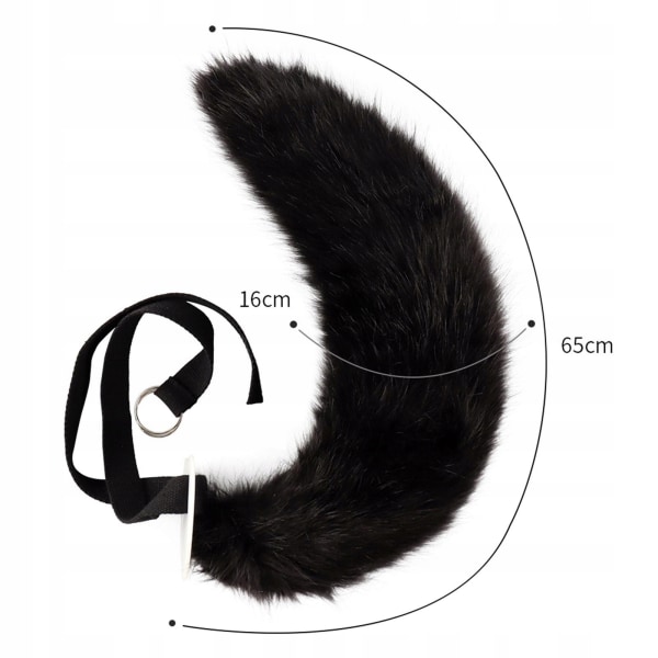 Fox Ear Hårbånd Beast Tail Halloween Sæt Beast Paw Simulation Plys Beast Ear cos tilbehør