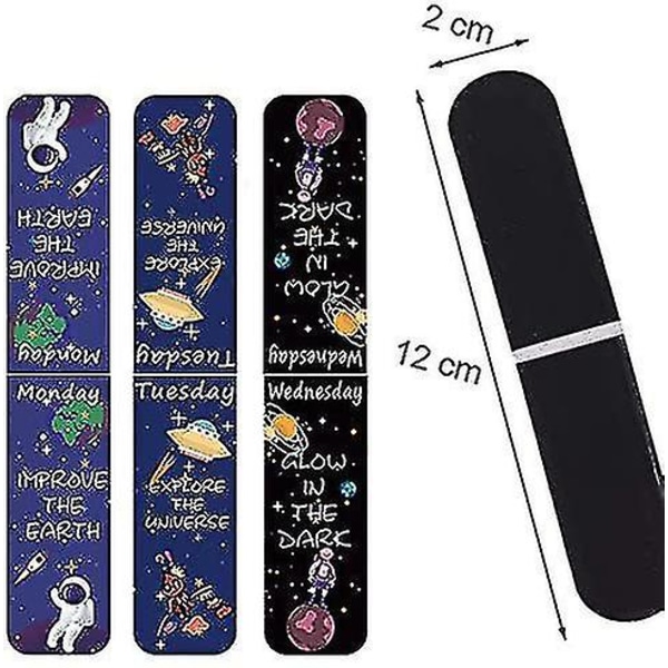 28 Pieces Magnet Magnetic Bookmarks. Starry Sky Theme Bookmark. Astronaut Magnet