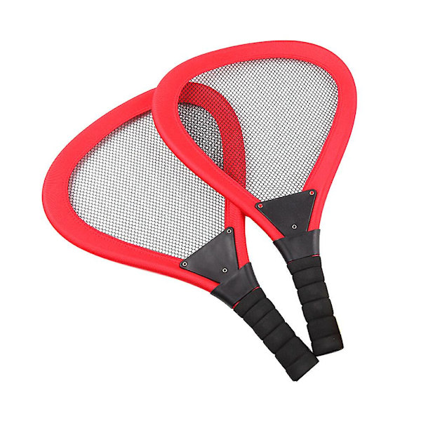 5 kpl Rantapelit Beach Racket Pihapeli Pehmeät Tennismailat Kangas Tennismaila Badminton Mailat Punainen4 Red 41X25CM