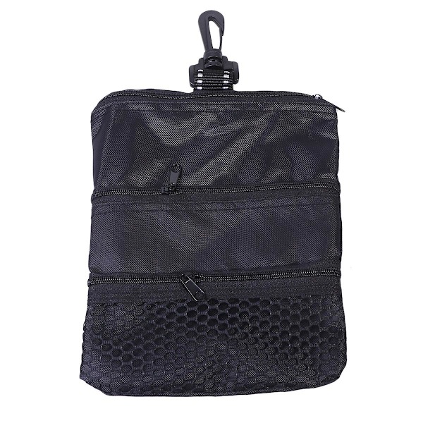 1 kpl Kannettava Tee-säilytyspussi Pallopussipidike Tarvikkeet (musta)Musta19.15cm Black 19.15cm