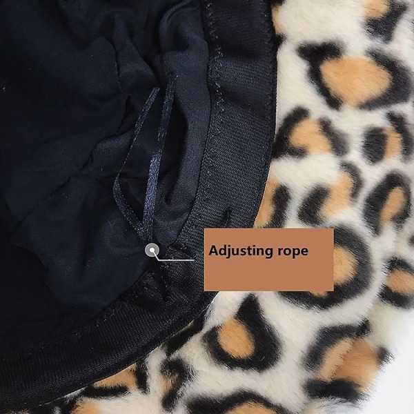 Reversibel bøttehatt for kvinner og menn, sammenleggbar leopard-gepardprint fiskerhatt solhatt bøttehatt for jente gutt blå blue
