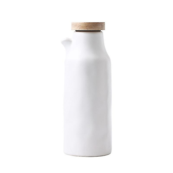 Køkkenudstyr Keramisk Krydderi Pot Soy Sauce Flaske Hvid