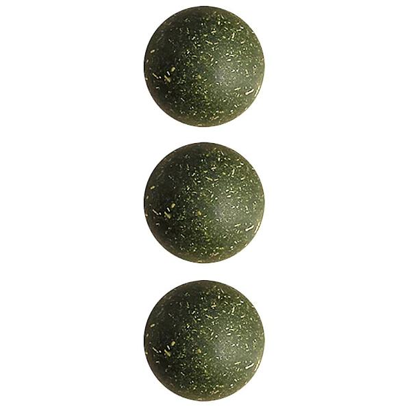 3 kpl Kissankielekepallot Kissansyömispallo Lemmikkieläinten syömispallo Kissansulatuksen edistäjä KissankäenkaaliVihreä 3,2X3,2X3,2CM Green 3.2X3.2X3.2CM