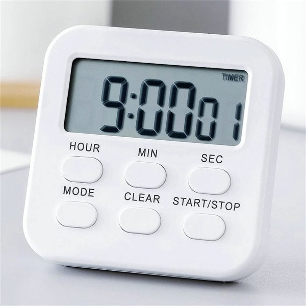 Magnetisk Digital Køkken Timer Høj Alarm Tæller Op/Ned Ur med Foldbar Stativ Tidskontrol Værktøj