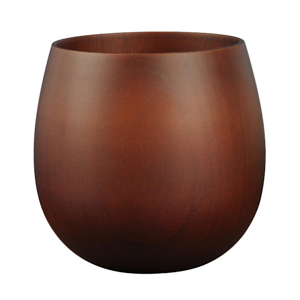 1 stk Træ Vandkop Japansk Stil Kop Multifunktionel Drikkop Husholdnings Tekop Borddekoration Brun 8*7.2cm Brown 8*7.2cm