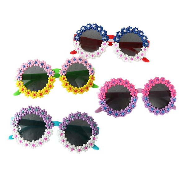 4pcs Kids Cartoon Glasses Decorative Party Glasses Creative Sunglasses Lovely Costume Glasses For Ki