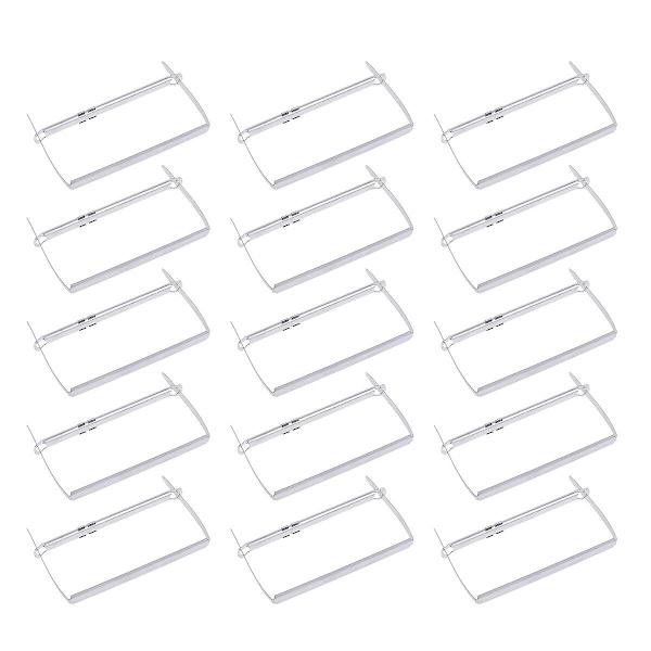 100 st Metallhålstans Metallstans 2-hålsstans Bärbar Stans Pappershålstans Pappersstans Hålstans Silver 14X7cm