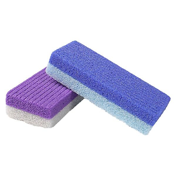 2 kpl Jalkahoitovälineet Jalat Jalka Sieni Tiedosto Rasp Jalkapohja Trimmer Jalka Kuorinta Pumice Sieni FeetAs Assorted Color 12x5cm
