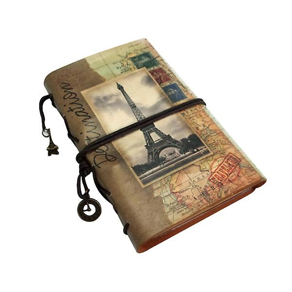 Tomt Notesbog Skitseblok Børn Kraftpapir Notesbog Vintage Journal Retro Dagbog Spiralbundet Notesbog
