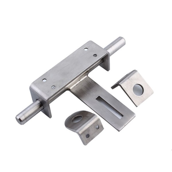 Sliding Bolt Gate Latch, 6.7 Inch (Thick 3.4mm) Heavy Duty 304 Stainless Steel Barrel Bolt with Padlock Hole, Interior Door Latches Brushed Finish