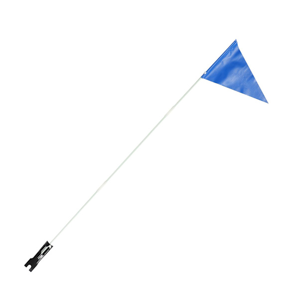 Maastopyörälippu Sininen Pyörälippu Pyörävaunun Turvallisuuslippu Lasten Pyöräilylippu Lasikuitulipputanko Sininen 200x27.5cm Blue 200x27.5cm