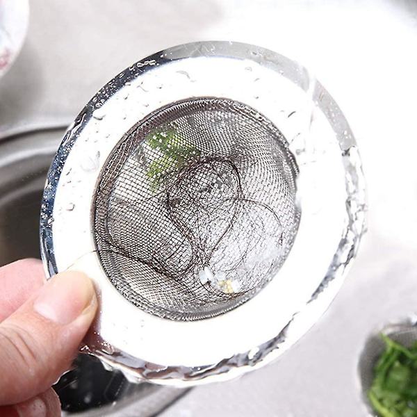 2 kpl Ruostumattomasta Teräksestä Valmistettua Viemärifiltteriä, 7,5 cm Viemärifiltteri, Viemärifiltteri, Keittiöallasfiltteri