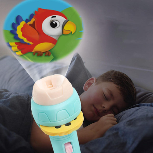 Barnens ficklampa-projektor, bildprojektor-ficklampa, rolig projektionsleksak, ficklampor-projektorer med 56 mönster för barn