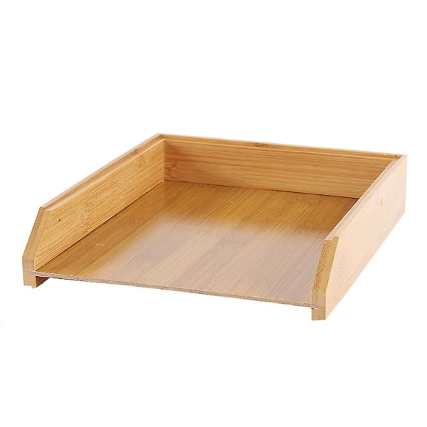 Rektangulär Bakform i Bambusträ för Kakor, Bröd, Dumplings, Frukt, Förvaringsplattor, Bakverktyg, Köktillbehör, Storlek L
