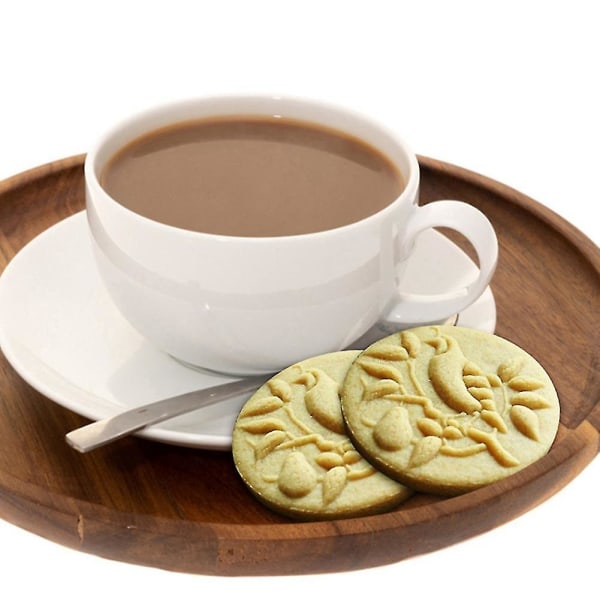 Træ 3D Cookie Prægningsforme Kortbrød Form Bageform Kage Dekorationsværktøjer Chokolade