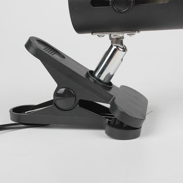 Varmelampe til krybdyr, justerbar varmelampe til krybdyr, der roterer 360°, firben, skildpadde, slange