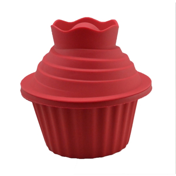 Stor Cupcake Form - Gigantiske Cupcakes - Bageform i Silikon