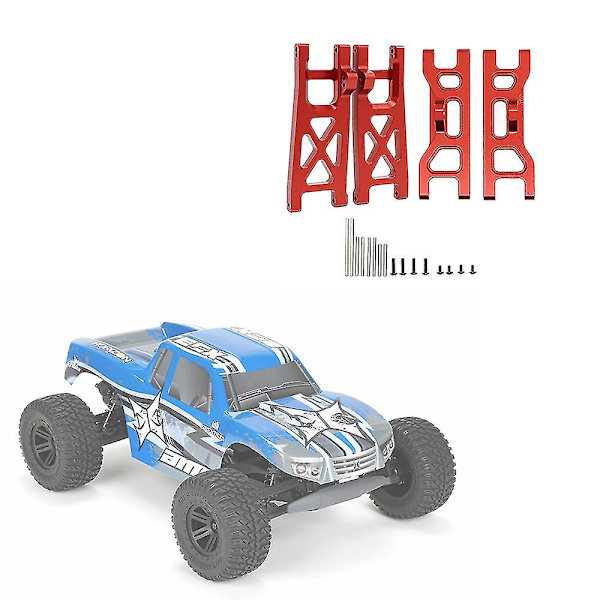 4kpl Etu- ja Takajousitusvarret Yhteensopiva 1/10 Ecx 2wd Sarjan Ruckus Torment Circuit Amp Rc-Auton Parannukseen