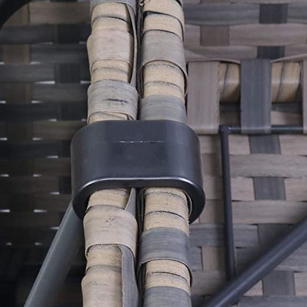 6 stk Udendørs terrassemøbler Clips Sofa Connect Clamps Rattan Stol Fastener Clips Sofastol Justeringsklemmer Tilbehør til terrassemøbler