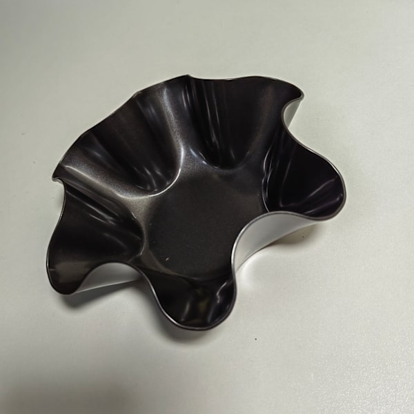 Kökets Tortilla Bowl Maker, Non-Stick Kolstål, Nonstick Tortilla Bowl Bakers/Makers, 1-Pack, Svart