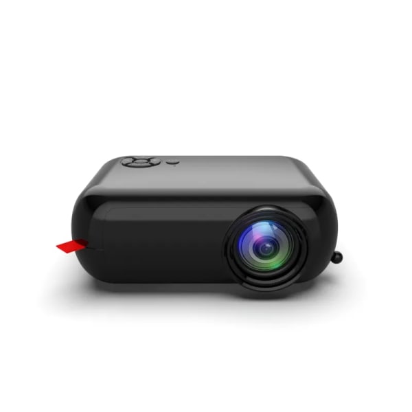 Projektor, Native 1080P Bluetooth-projektor med skärm, Bärbar utomhusprojektor kompatibel med smartphone