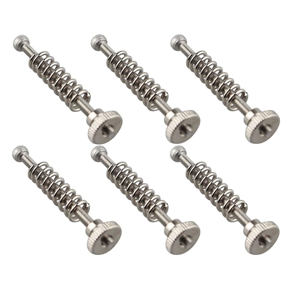 3d Printer Accessories Leveling Knob Kit Components M3*40 Stainless Steel Screws Leveling Spring Nuts 6 Pieces