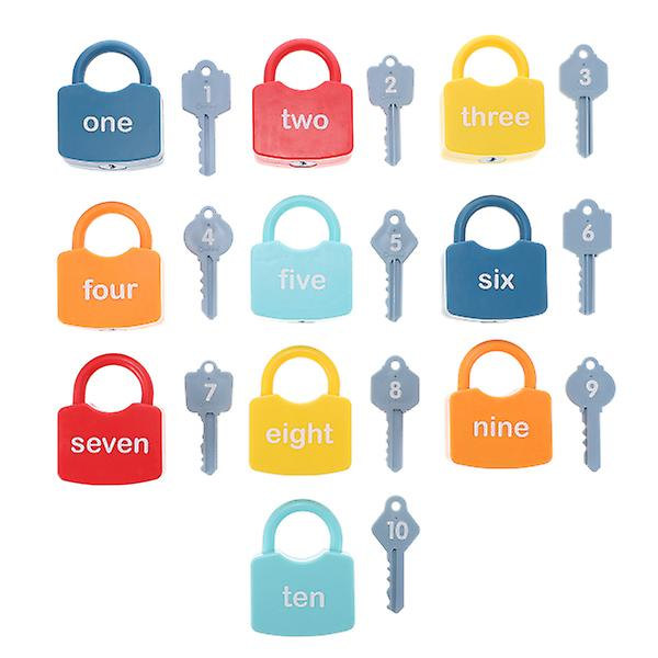 Lelut Taaperoille Numeroiden Sovituslukko Lapset Iq Lelut Koulutus Aakkoslukko Numeroiden Lajittelulelu Sekalaiset Assorted Color 8x6.5x2.8cm