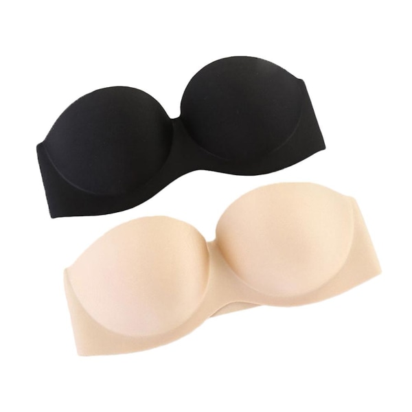 2 stk lingeri brystomslag Charmerende undertøj i ét stykke (sort, farve, D)Sort41X19CM Black 41X19CM