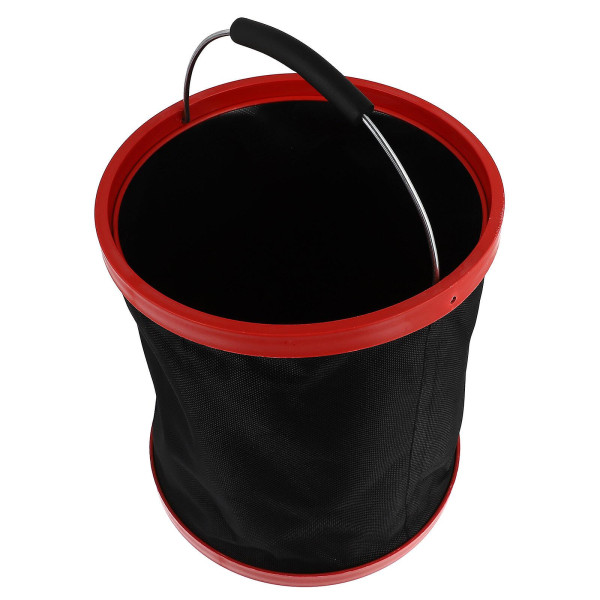 12 L Vikbar Vattenbehållare Vikbar Bassäng Plastborste Vikbar Vattenhink Våtservetter Blandade Färger Assorted Color 27.5X25cm