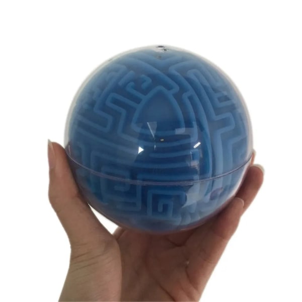 3D Gravity Memory Sekventiell Labyrinth Kulla Puzzle Leksak Gåvor för Barn Vuxna - Utmaningar Spelälskare Små Kullar Hjärnteaserspel (Blå