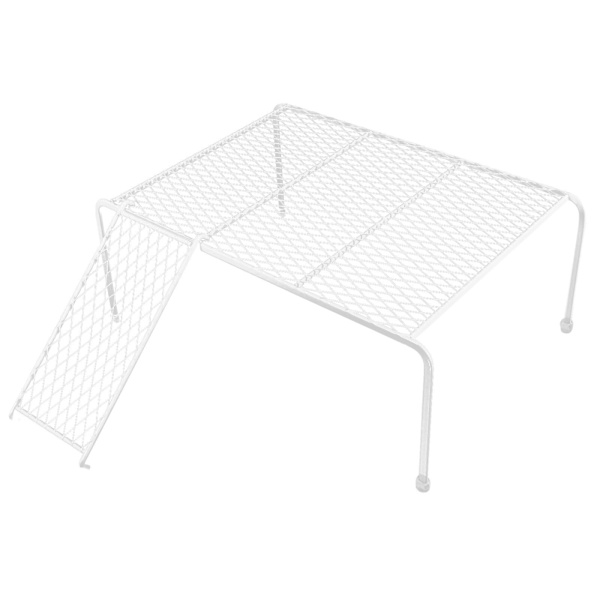 1 Sæt Rutin Kylling Pet Landskabsplade Mesh Hylde Med Klatre Stige Hvid 36x32cm White 36x32cm