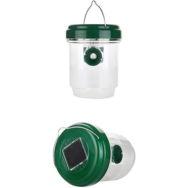 Bietfälla, Getingfälla, Drosophilafälla, Insektsfälla, Solcellsdriven Myggfälla Bie-avvisande Fälla Med Led-lampa, Lockbete För Getingar, Insekter Och Träbin