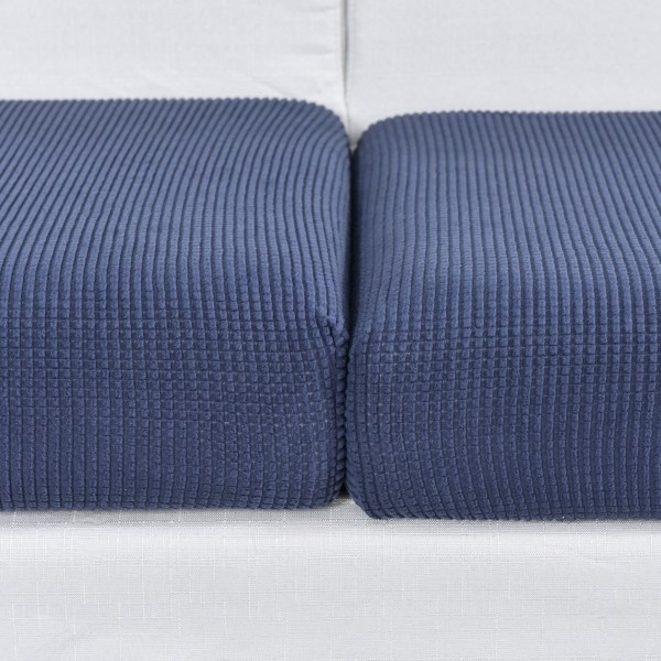 Soffa Sittdyna Kuddöverdrag Elastiskt Möbel Soffa Skydd Fleece Plyschfodral för 2-sitsig Soffa Stol Soffor Stretchöverdrag
