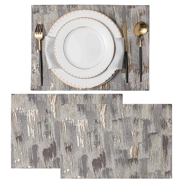 Stof Servietter Kompatibel Med Spisebord Vævet Design Servietter B