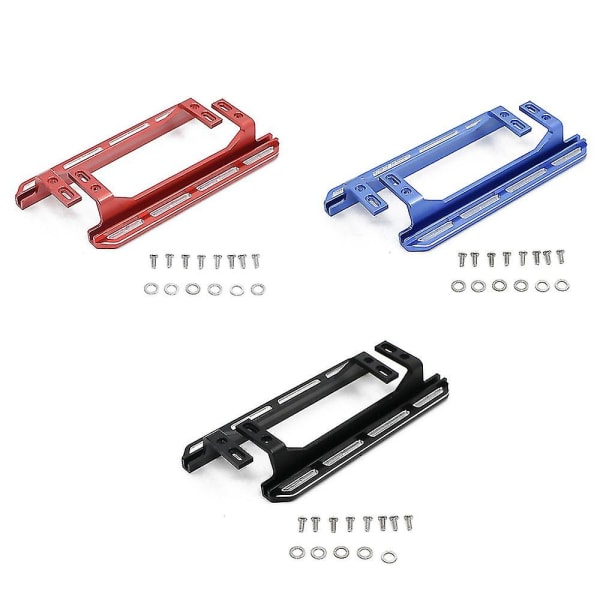 2 st Metall Pedalsida Platta Glidare Kompatibel Med Traxxas Trx4 2021 1/10 Rc Cawler Bil Uppgraderingsdelar Tillbehör