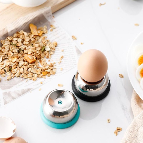 Egg Piercer Madlavning Hjælpeværktøj Semi-automatiske æggeskaller Pinhole Pisker Forhindrer brud under madlavning Køkkenværktøj (1 stk, flerfarvet)