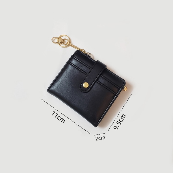 Slank lommebok for kvinner Tynn kortholder for kvinner som blokkerer små lommebøker i skinn