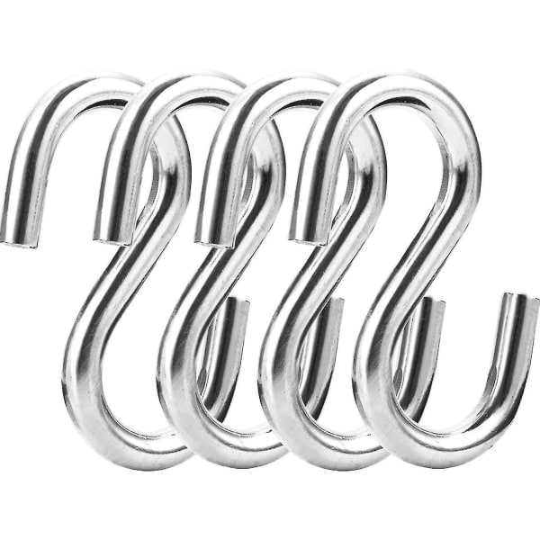 S-krok Hängmatta Tjocklek S-krok Kraftig Allroundkrok 3,14&quot; Längd (4st) Jiujiuso