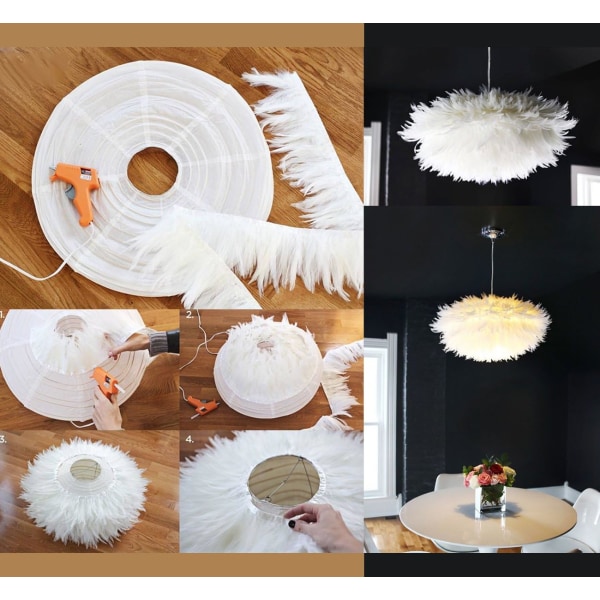 Hvid papirlanterne Hvid rund papirlanterne DIY-lanternelampe til fødselsdagsbryllupsdekorationer Håndværksdekorationer (10 stk, 10"/25c
